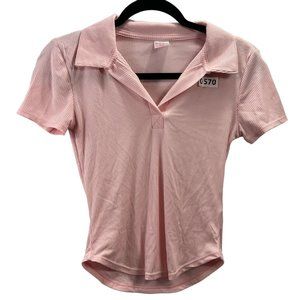 No Boundaries Junior/women’s Top Size XS(1) color Pink short sleeve